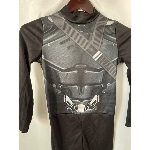 GI Joe Black Snake Eyes Jumpsuit and Mask Halloween Costume - Picture 4 of 11